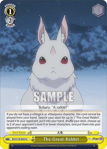 The Great Rabbit - RZ/S116-E022 - U 1