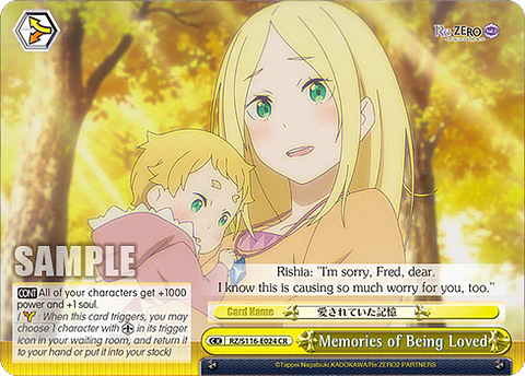 Memories of Being Loved - RZ/S116-E024 - CR