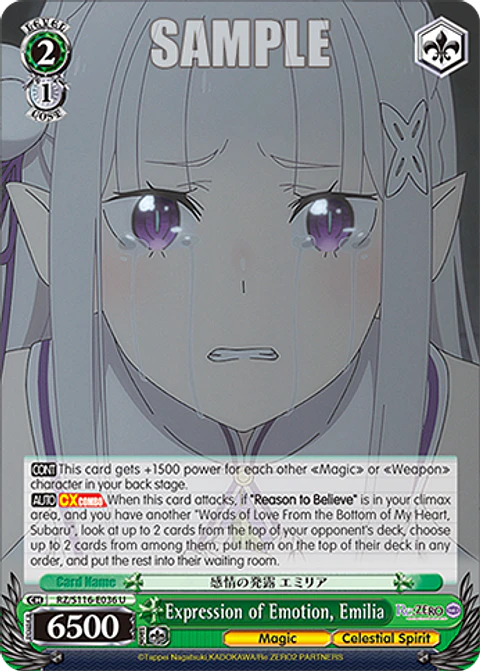Expression of Emotion, Emilia - RZ/S116-E036 - U