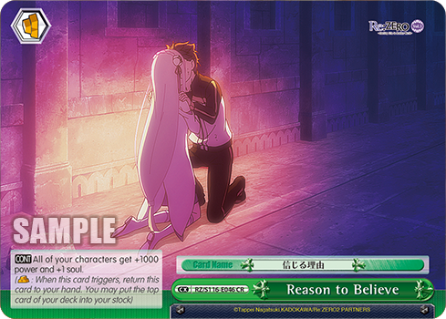 Reason to Believe - RZ/S116-E046 - CR 1