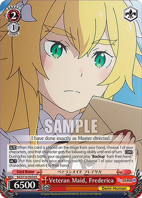 Veteran Maid, Frederica - RZ/S116-E054 - R