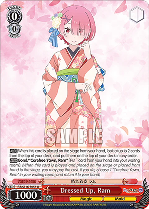 Dressed Up, Ram - RZ/S116-E056 - U