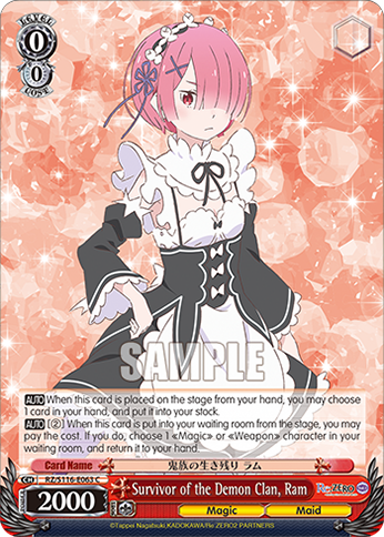 Survivor of the Demon Clan, Ram - RZ/S116-E063 - C 1