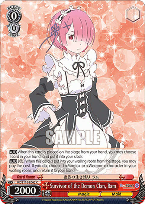 Survivor of the Demon Clan, Ram - RZ/S116-E063 - C