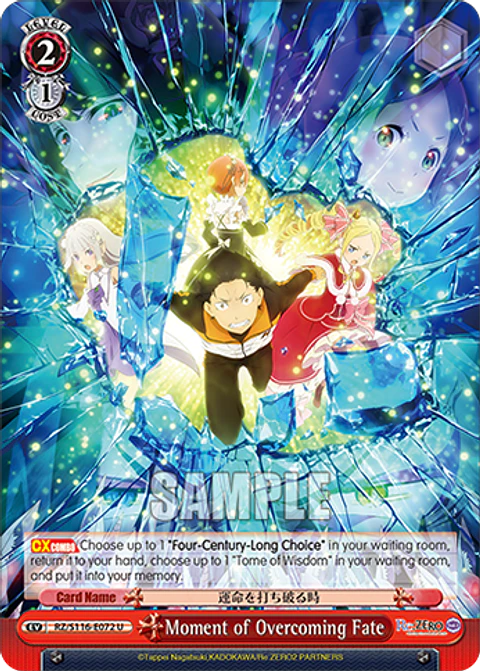 Moment of Overcoming Fate - RZ/S116-E072 - U