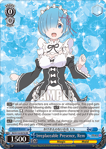 Irreplaceable Presence, Rem - RZ/S116-E076 - RR 1