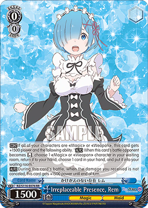 Irreplaceable Presence, Rem - RZ/S116-E076 - RR