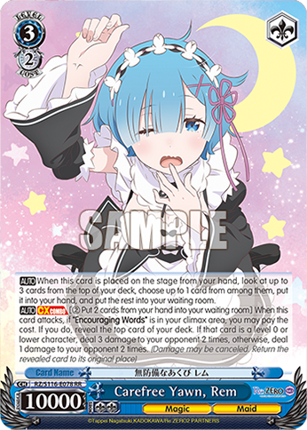 Carefree Yawn, Rem - RZ/S116-E078 - RR 1