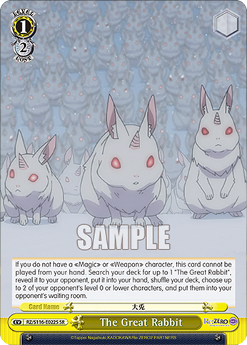 The Great Rabbit (SR) - RZ/S116-E022S - SR 1