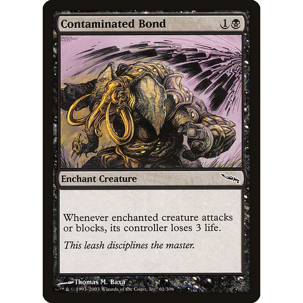 Contaminated Bond - MRD - C 