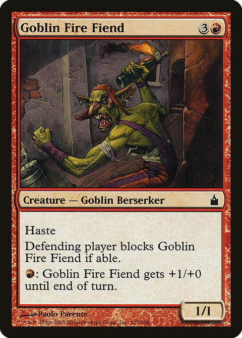Goblin Fire Fiend  - RCG - C 