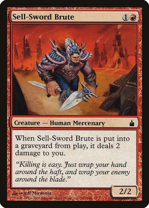 Sell-Sword Brute - RCG - C 
