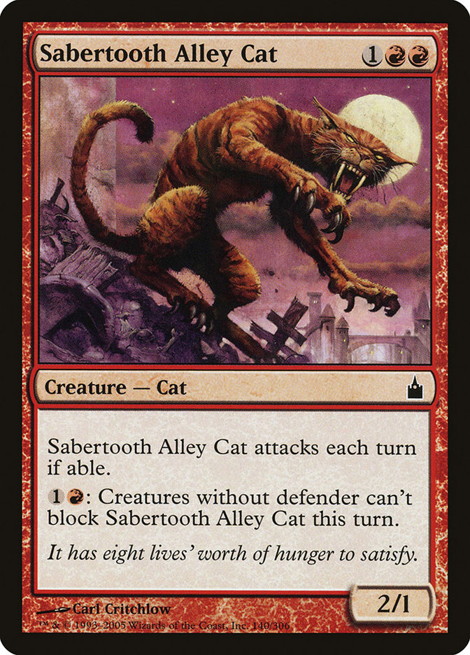 Sabertooth Alley Cat - RCG - C  1