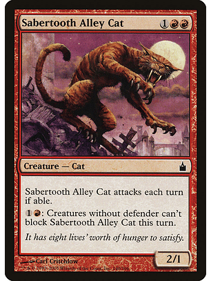 Sabertooth Alley Cat - RCG - C 