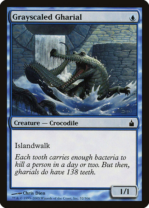 Grayscaled Gharial - RCG - C 