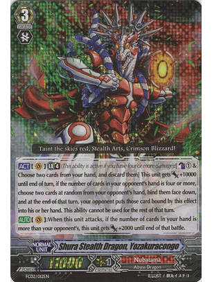 Shura Stealth Dragon, Yozakuracongo - FC02/012EN - RRR