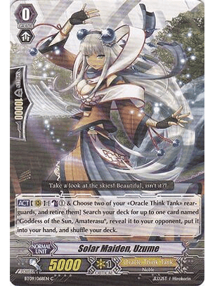 Solar Maiden, Uzume -  BT09/068EN - C