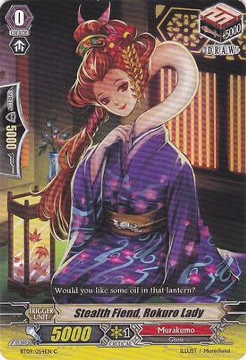 Stealth Fiend, Rokuro Lady -  BT09/054EN - C