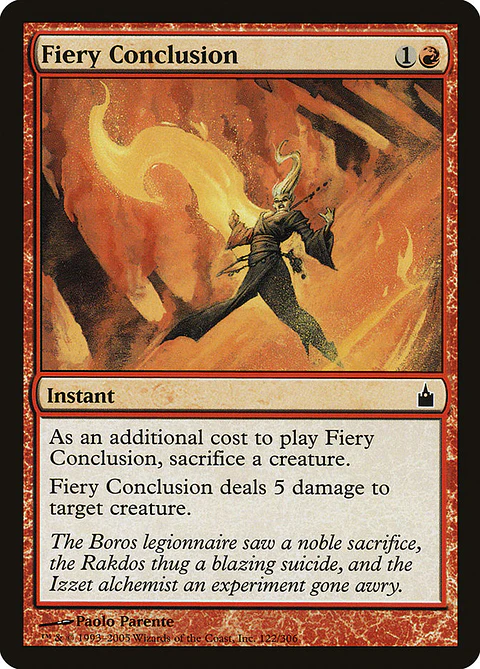 Fiery Conclusion - RCG - C 