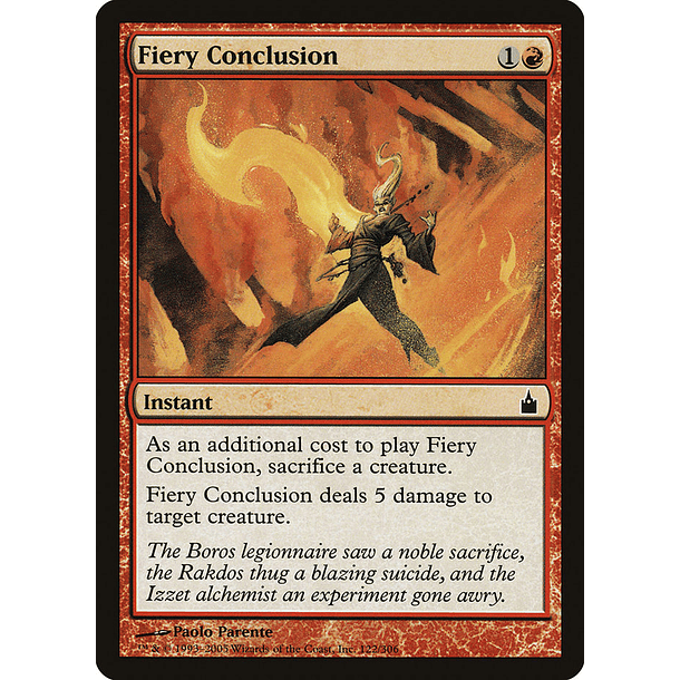 Fiery Conclusion - RCG - C 