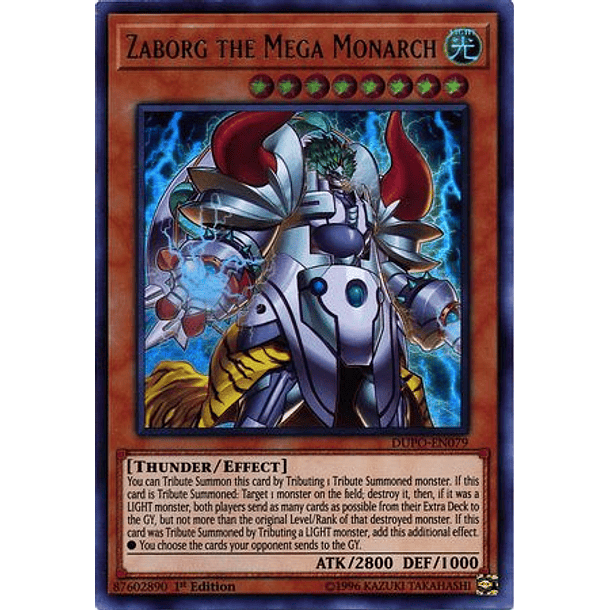 Zaborg the Mega Monarch - DUPO-EN079 - Ultra Rare 