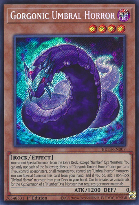 Gorgonic Umbral Horror - BETB-EN007 - Secret Rare