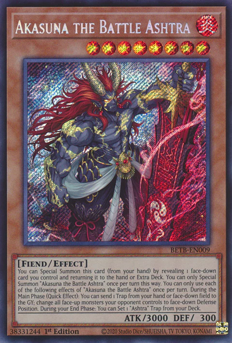 Akasuna the Battle Ashtra - BETB-EN009 - Secret Rare