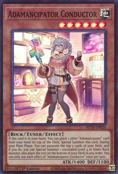 Adamancipator Conductor - BETB-EN024 - Super Rare