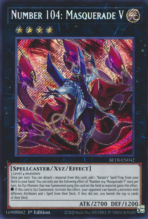 Number 104: Masquerade V - BETB-EN042 - Secret Rare