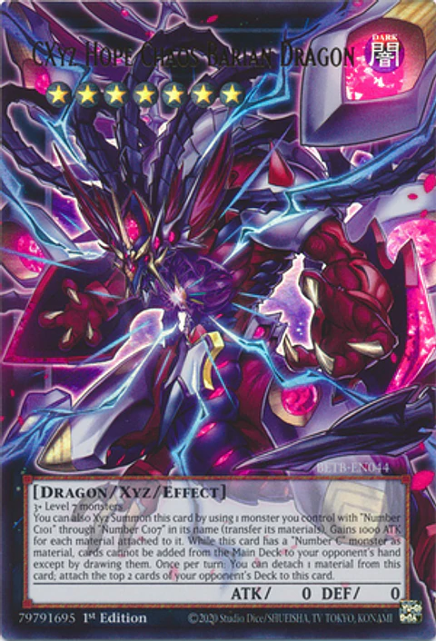 CXyz Hope Chaos Barian Dragon - BETB-EN044 - Ultra Rare (Extended Art)