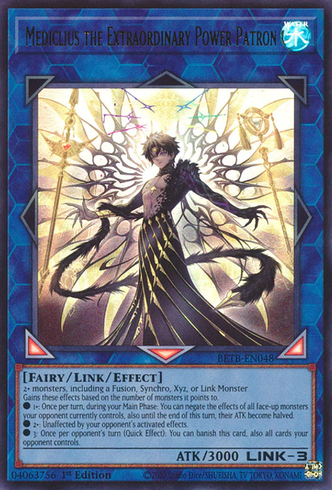 Mediclius the Extraordinary Power Patron - BETB-EN048 - Ultra Rare