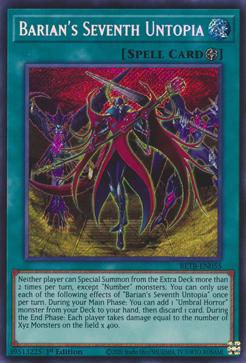 Barian's Seventh Untopia - BETB-EN055 - Secret Rare