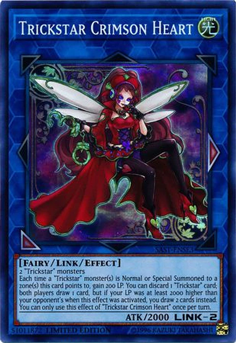Trickstar Crimson Heart - SAST-ENSE3 - Super Rare Limited Edition 