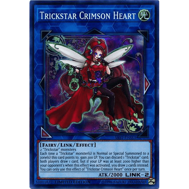 Trickstar Crimson Heart - SAST-ENSE3 - Super Rare Limited Edition 