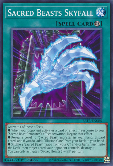 Sacred Beasts Skyfall - BETB-EN065 - Common