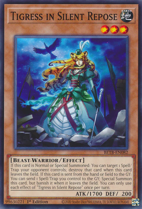 Tigress in Silent Repose - BETB-EN082 - Common