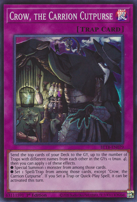 Crow, the Carrion Cutpurse - BETB-EN079 - Super Rare