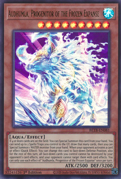 Audhumla, Progenitor of the Frozen Expanse - BETB-EN081 - Ultra Rare