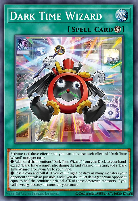 Dark Time Wizard - BETB-EN052 - Starlight Rare (Extended Art)