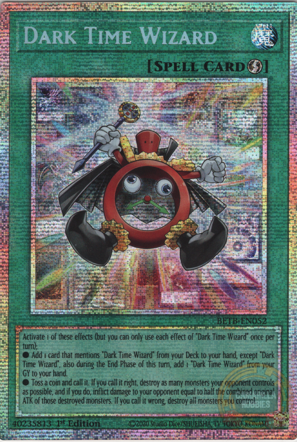 Dark Time Wizard - BETB-EN052 - Starlight Rare (Extended Art) 1
