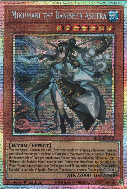 Mikumari the Banisher Ashtra - BETB-EN012 - Starlight Rare