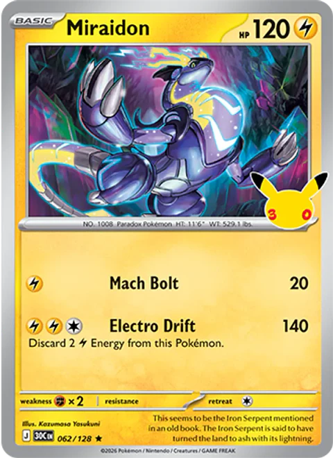 Miraidon - 30C-062-H - Rare