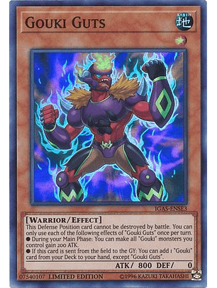 Gouki Guts - IGAS-ENSE3 - Super Rare Limited Edition