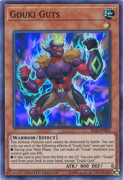 Gouki Guts - IGAS-ENSE3 - Super Rare Limited Edition