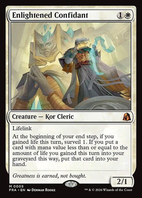 Enlightened Confidant - FRA-0005-F - Mythic - Foil