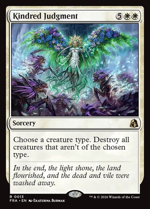 Kindred Judgment - FRA-0013 - Rare 1