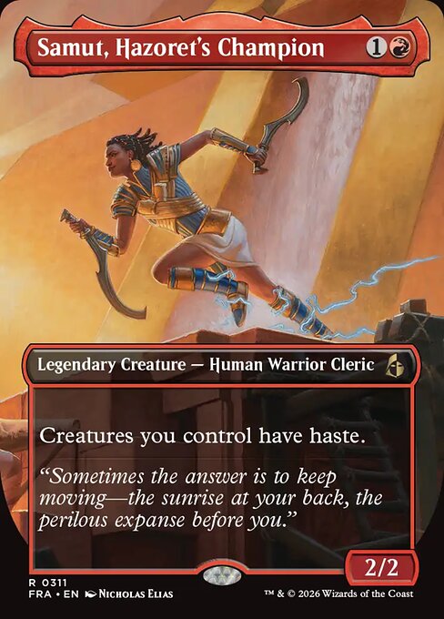 Samut, Hazoret's Champion - FRA-0311-F - Rare - Foil 1
