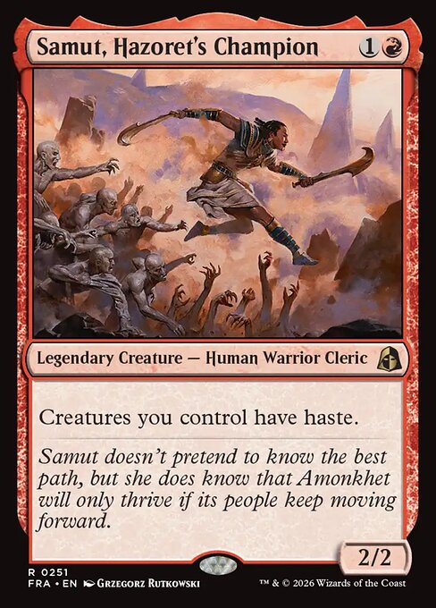 Samut, Hazoret's Champion - FRA-0251 - Rare 1