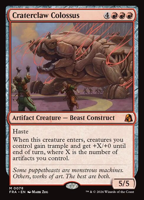 Craterclaw Colossus - FRA-0078 - Mythic 1
