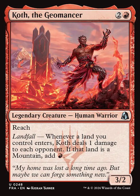 Koth, the Geomancer - FRA-0248 - Uncommon 1